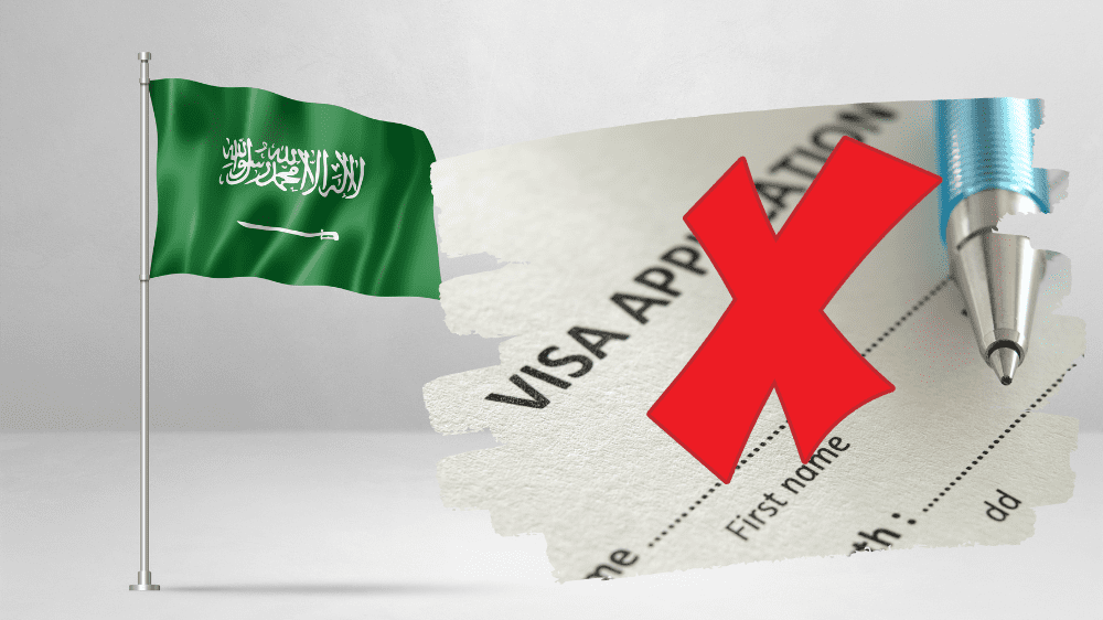 رفض التأشيرة في السفارة السعودية