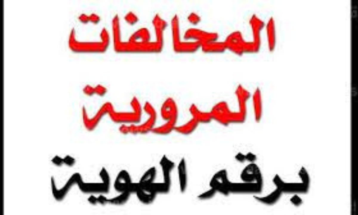 فحص المخالفات المرورية
