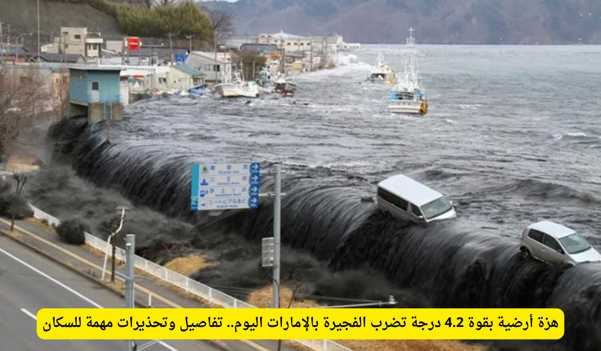 زلزال الإمارات اليوم