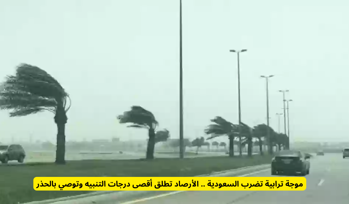موجة ترابية تضرب السعودية