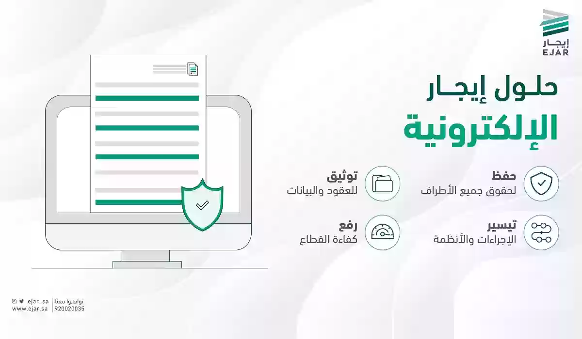 توثيق عقد إيجار إلكتروني